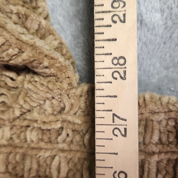 Denim & Co. Sweater Size 3X Tan Waffle Pattern - Picture 6 of 8